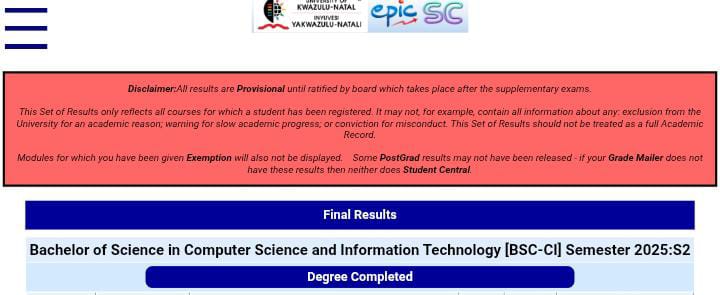 Proof of Degree Completion